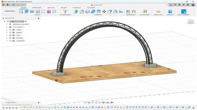 modelisation3d fusion360 arche-lumineuse
